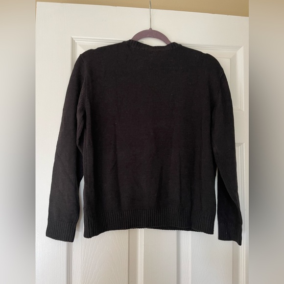 NEW H&M embroidered Christmas sweater xmas cat - Picture 4 of 4